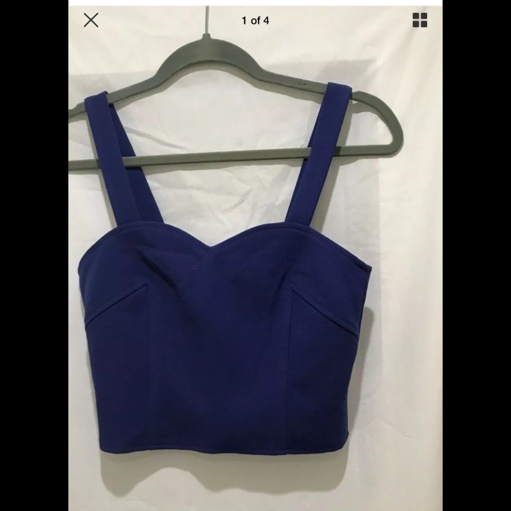 Women’s “sparkle and fade” Blue top brand new
